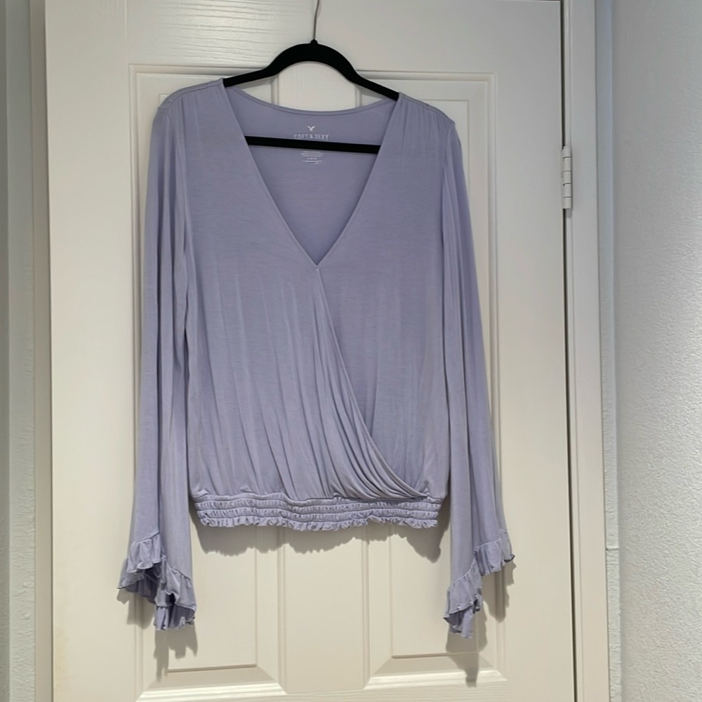 American Eagle Women’s Long Sleeve Blouse